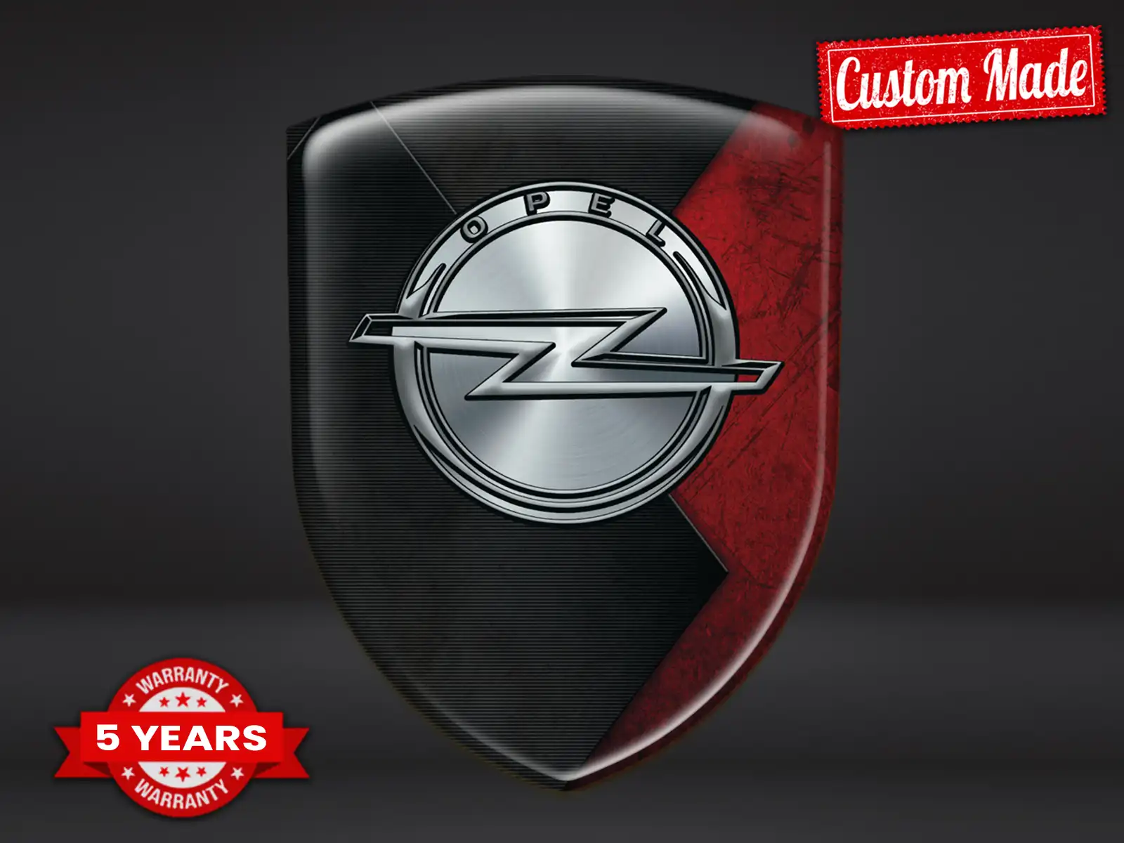 Opel Waterproof Sticker Label Durable Limited Universal